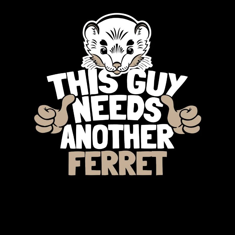 Frettchen Iltis Witzig