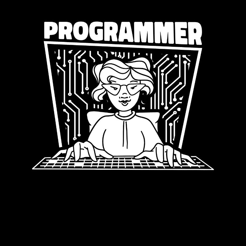 Developer Coder Programmer Dame