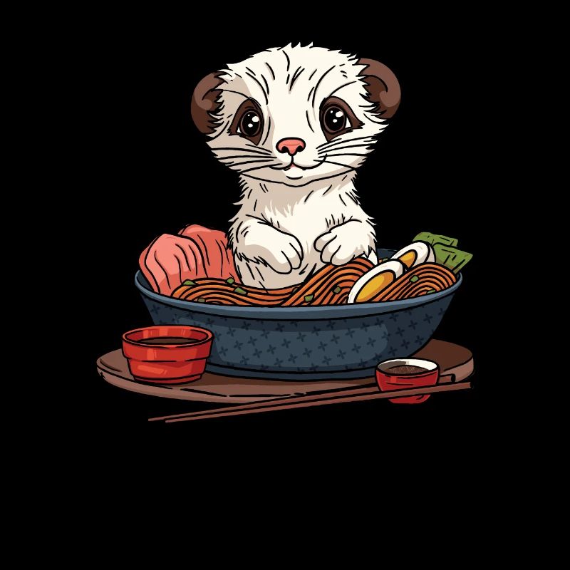 Frettchen Iltis Ramen