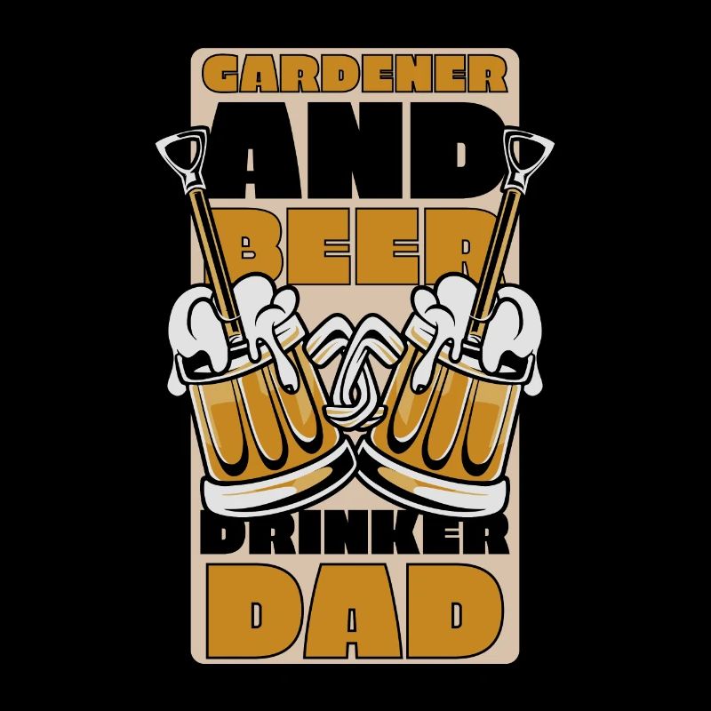 Hobbygärtner Garten Papa Garten Bier