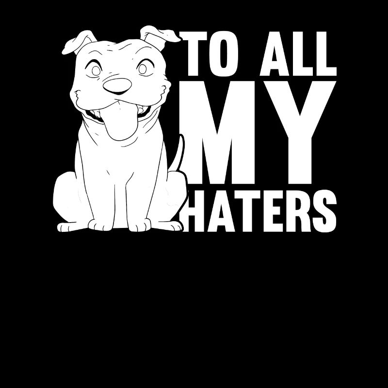 Pitbull drôle Pitbull Interdiction à tous mes ennemis