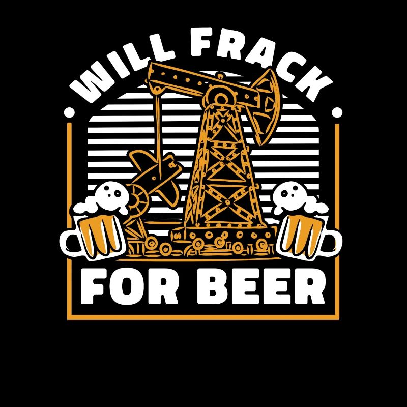 Ölfeld Bohrinsel Bier Fracking