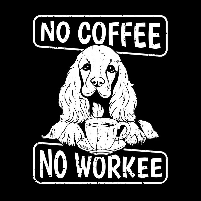 Kaffee Cafe Cocker Spaniel Hund