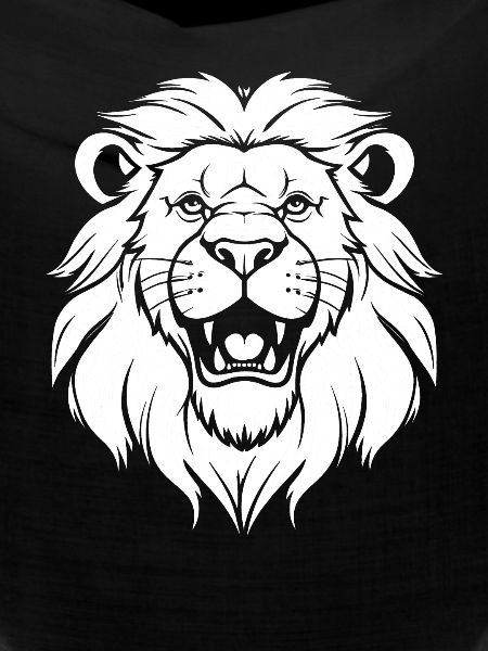 Lion souriant