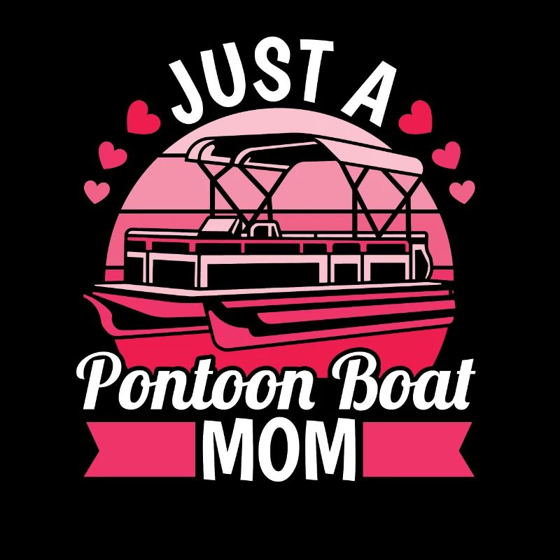 Pontonboot Just A Pontoon Boat Mom