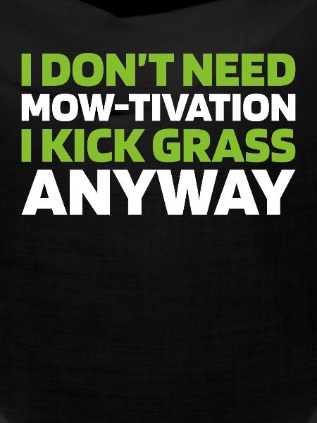 Lawn mower mowing