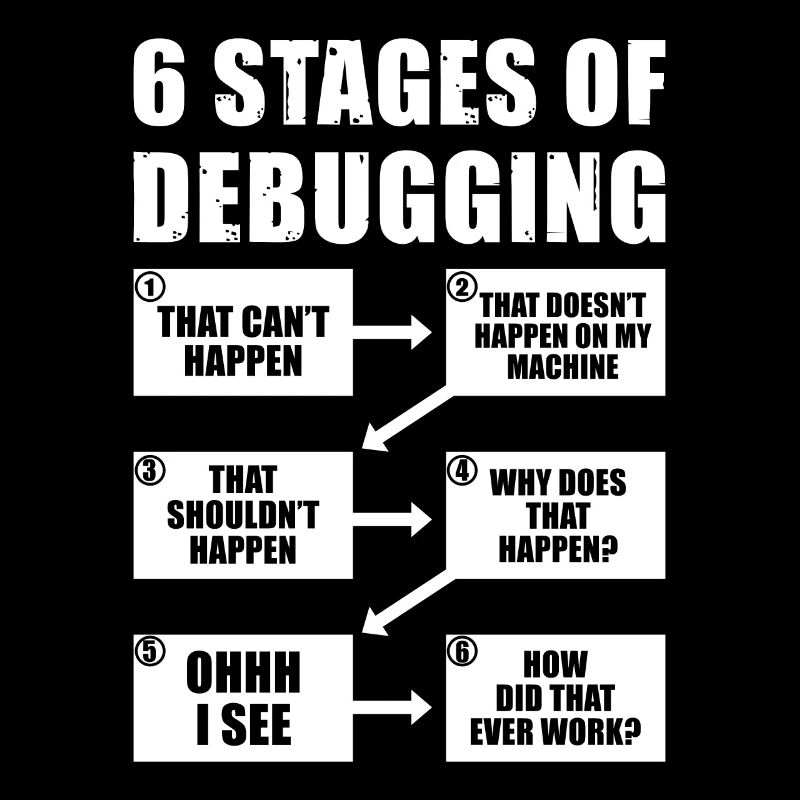 6 Stufen des Debug-Programmierer-Geschenks