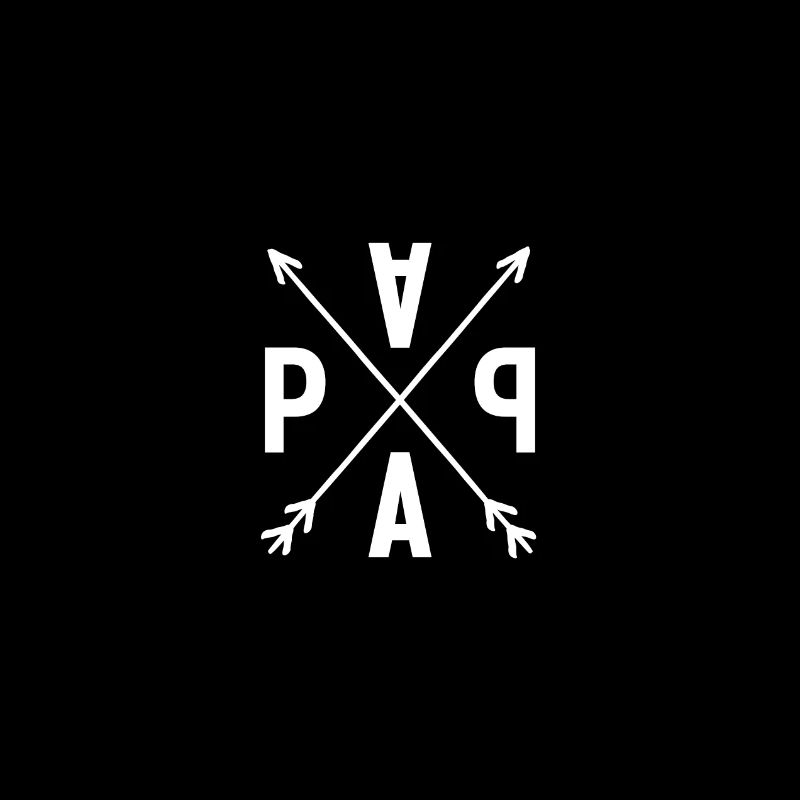 Bester Papa Statement Emblem Logo