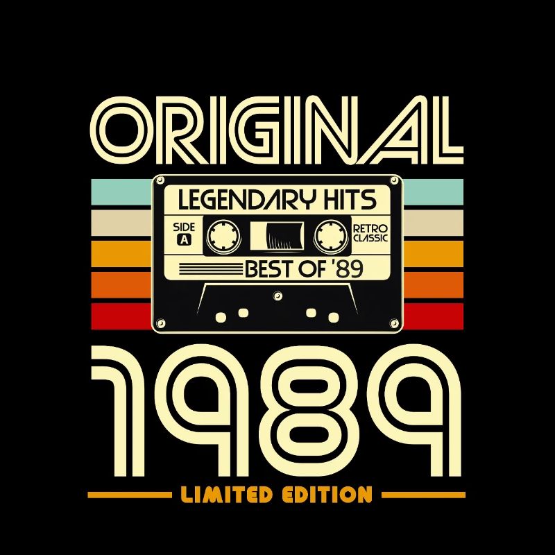 1989 Cassette Retro Édition Limitée