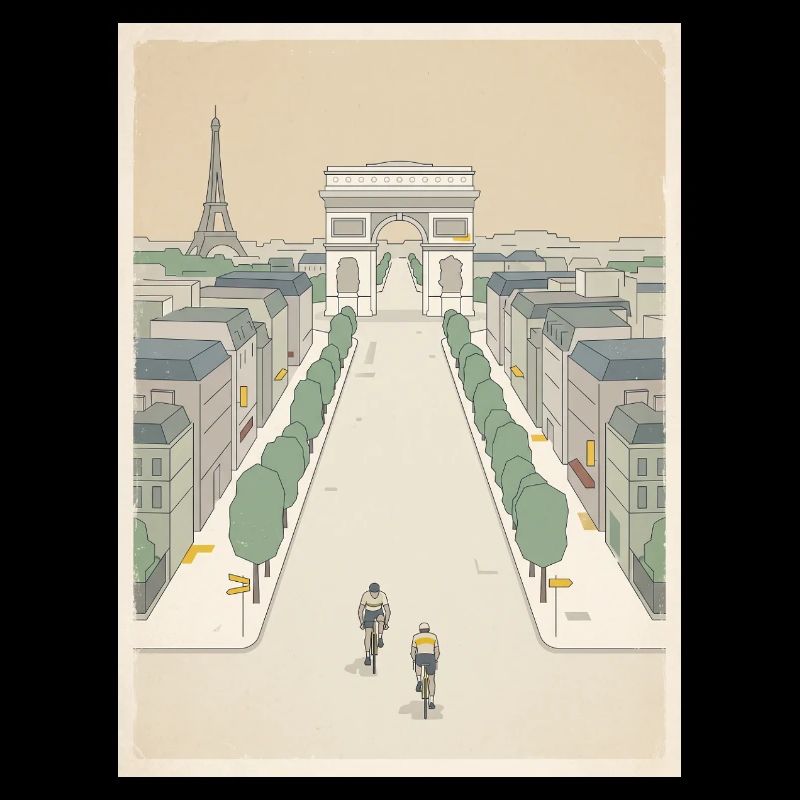Paris Finish — Cycling Memory