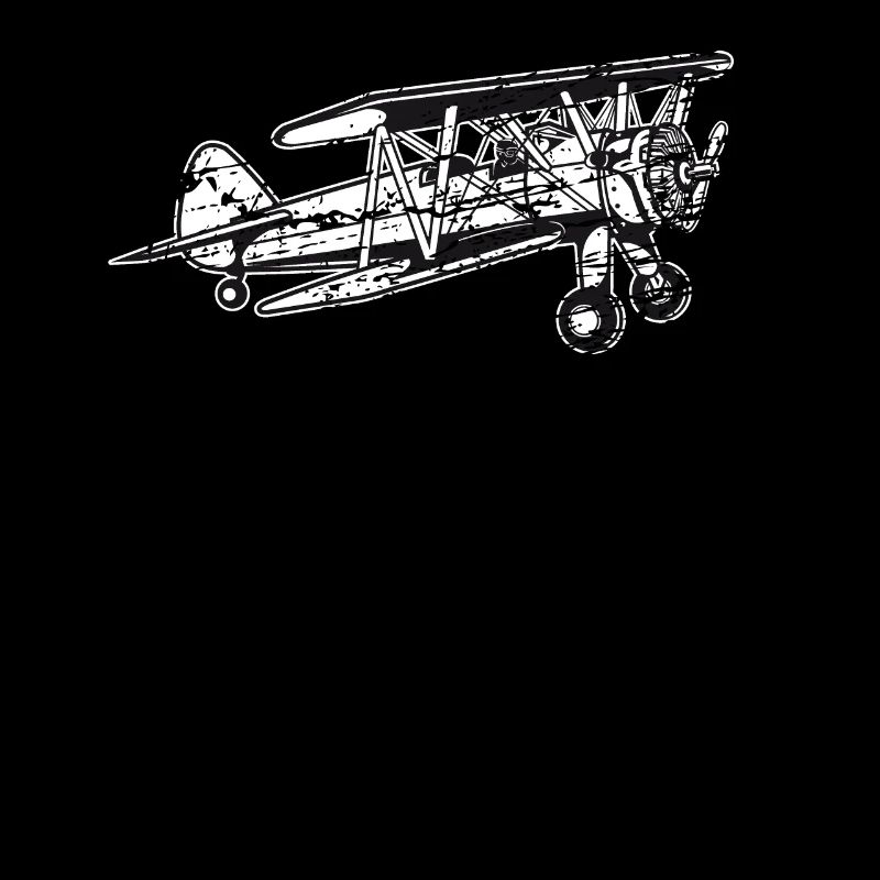 Biplane Airplane Pilot Flight Instructor Gift