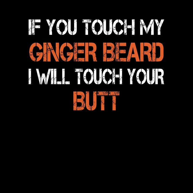 Roter Bart Ginger Bartträger