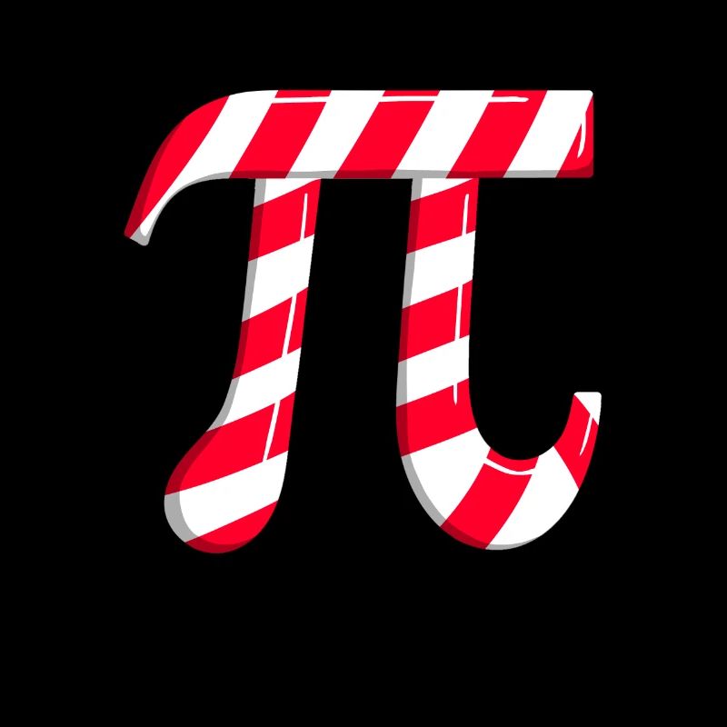 Pi Candy Canes Math Pi Christmas