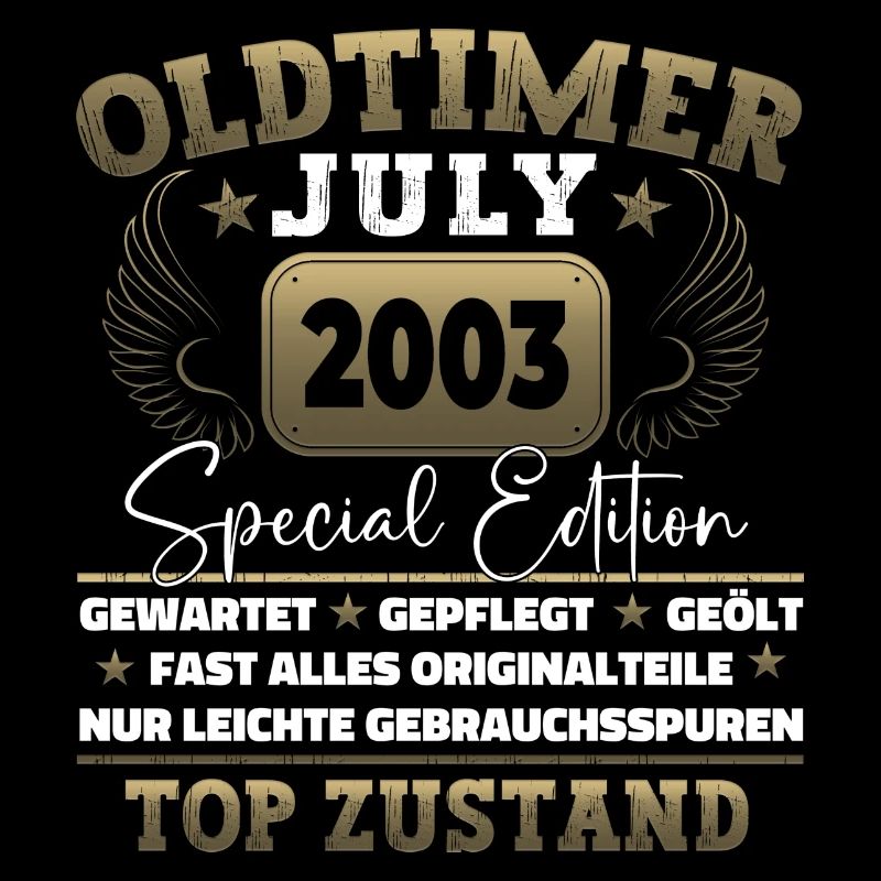 Oldtimer Juli 2003 19. Geburtstag Geschenk Herren