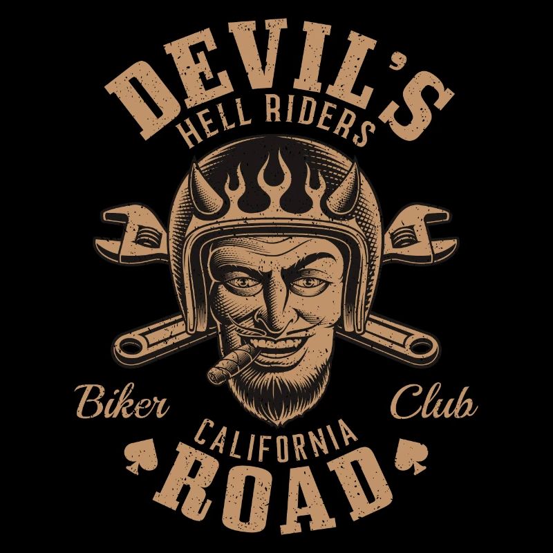 Devil's Hell Riders Biker Devil Motorcycle Club