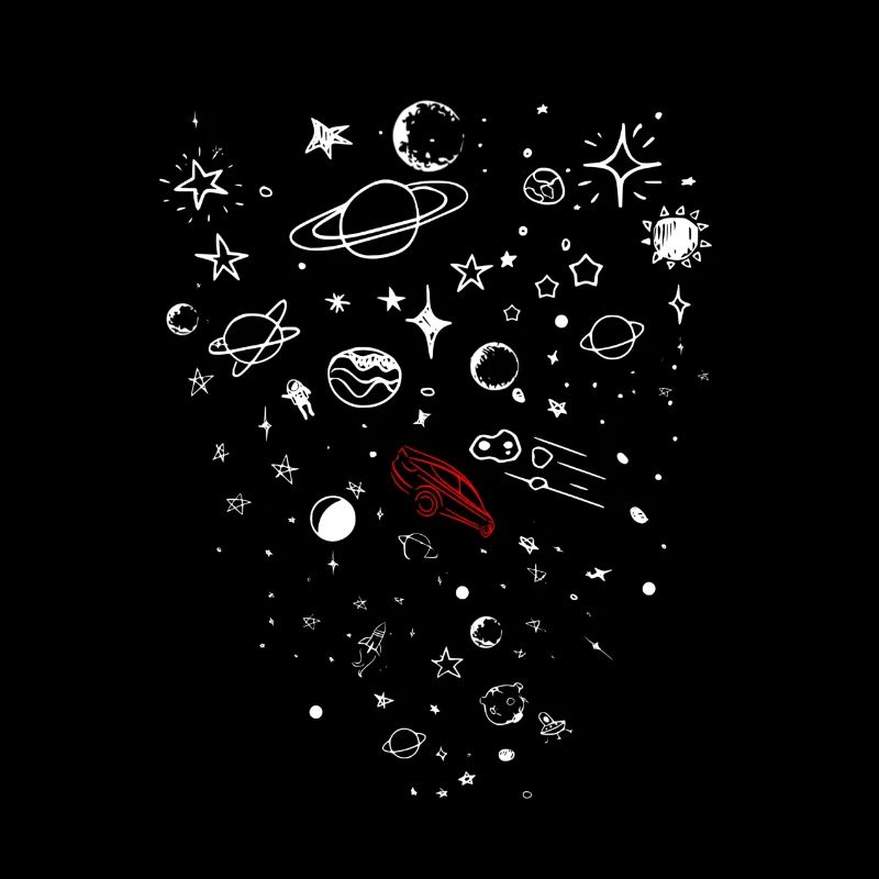 shoots tesla into space