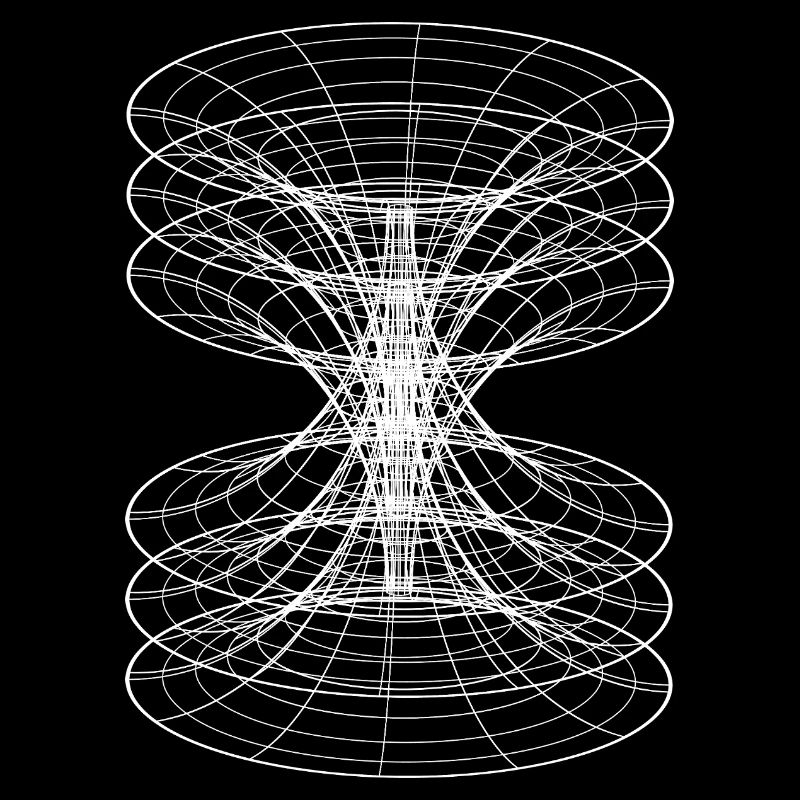 Vortex Wireframe Constellation