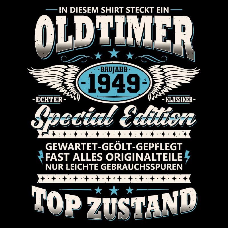 Oldtimer Baujahr 1949 Jahrgang Geburtstag Geschenk