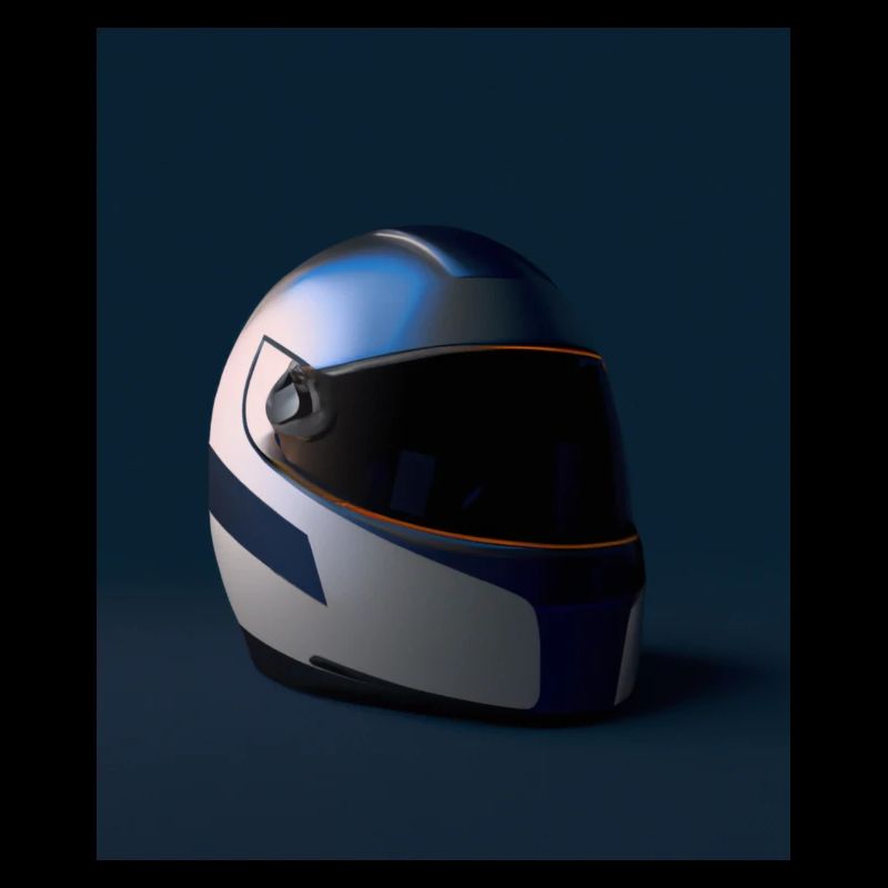 Motorradfahrer Helm