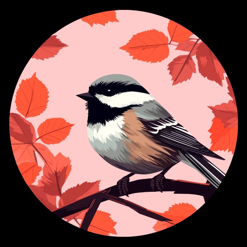 Chickadee bird