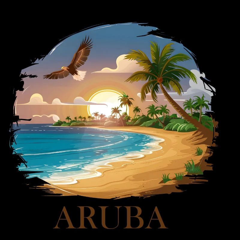 Dream Beach Sunset Aruba