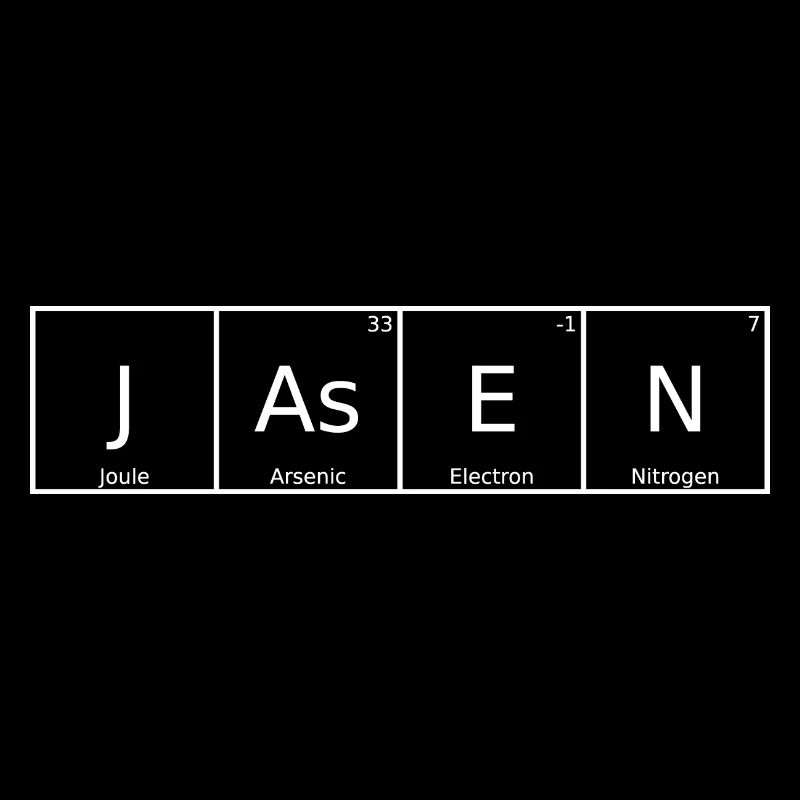 Jasen Name First Name Chemistry Periodic Table Elements