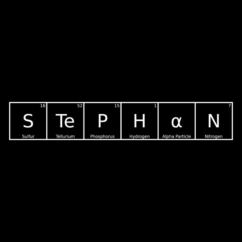Stephan Surname First name Chemistry Periodic Table Element