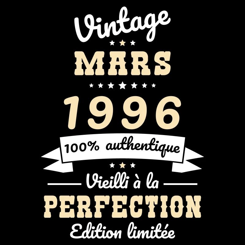 Anniversaire 30 ans - Vintage - Mars 1996