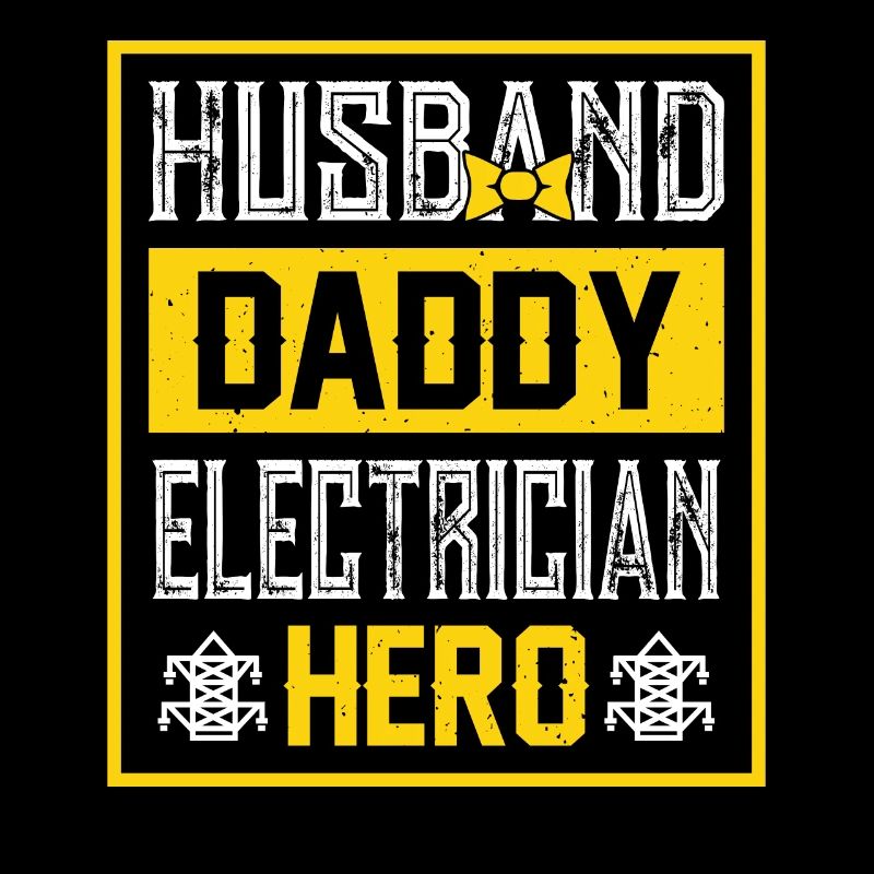Ehemann Papa Elektriker Held