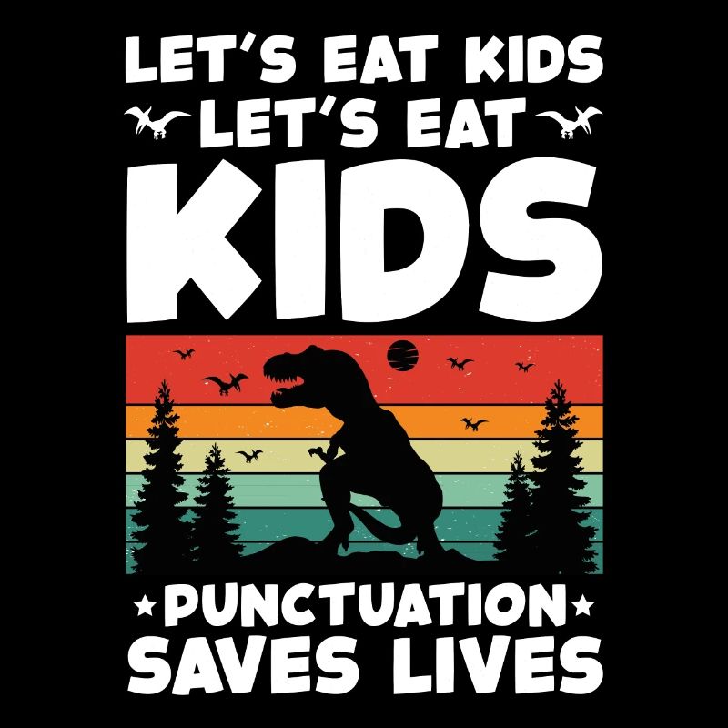 Come let's eat children Comma Put Save lives