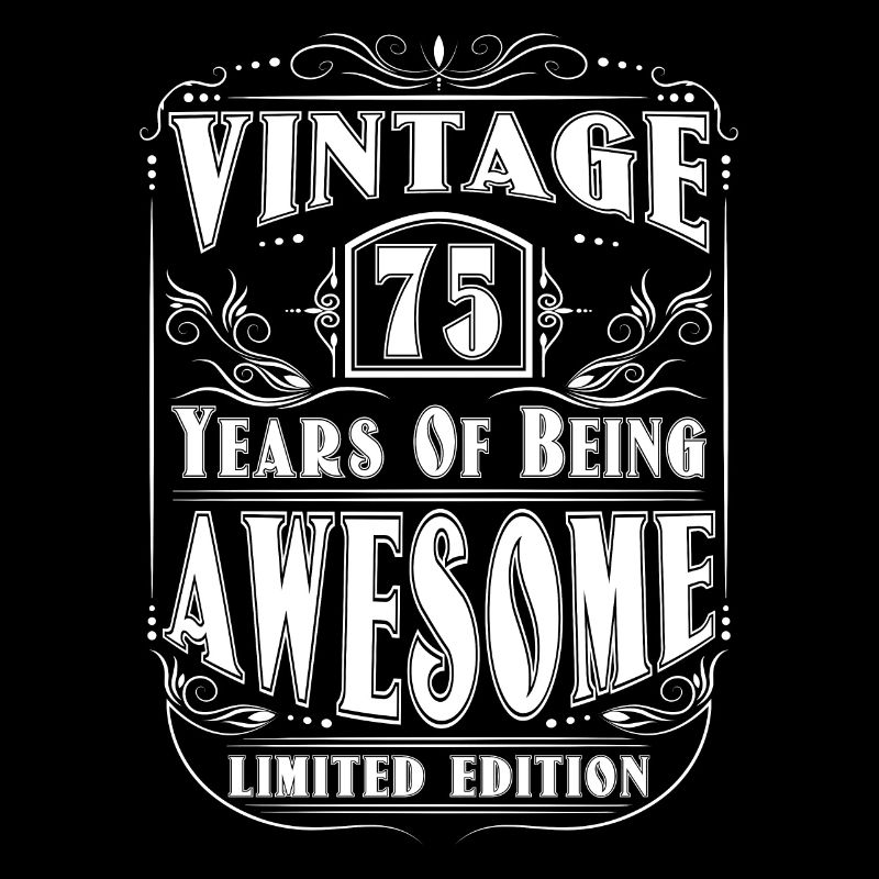 Geburtstag 75 Jahre Geburtstagsfeier Alter Datum