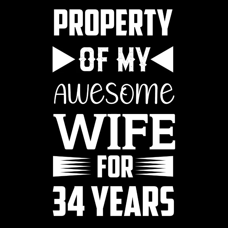 34 Years Married Amber Wedding Gift