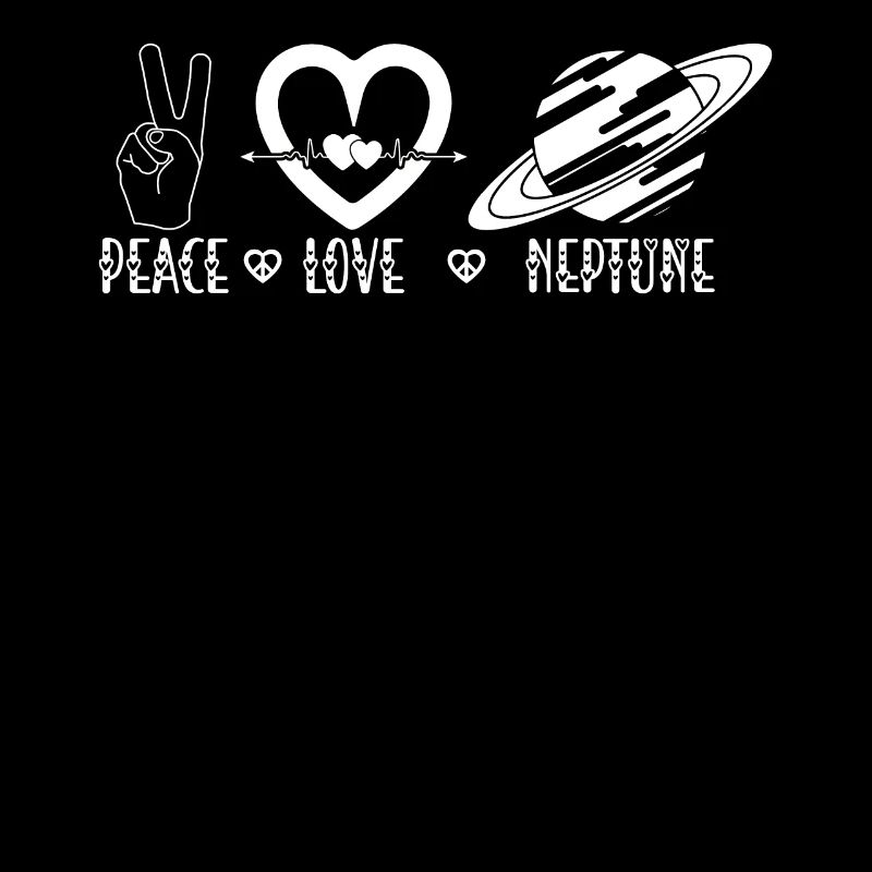 Frieden Liebe Neptun Planet Raumfahrt Galaxie