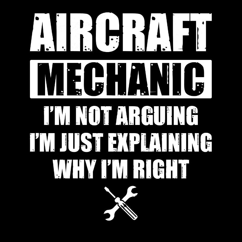 Flugzeugmechaniker Mechnaiker Held Flugzeug