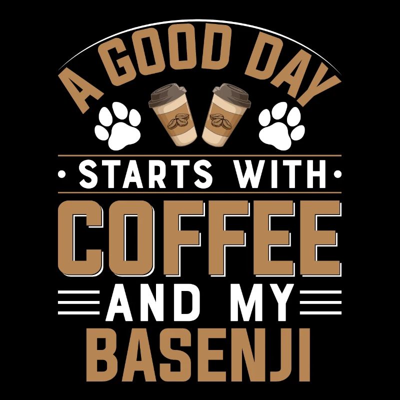 Sweet Basenji Coffee Dog Cafe Caffeine