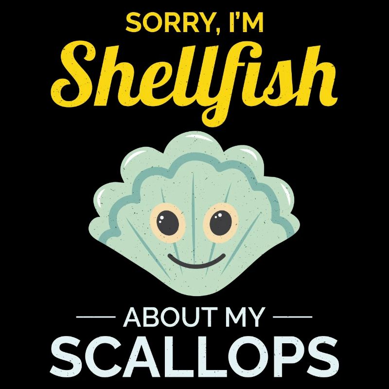 Scallop Seashells Collector Beachcomber Shellfish