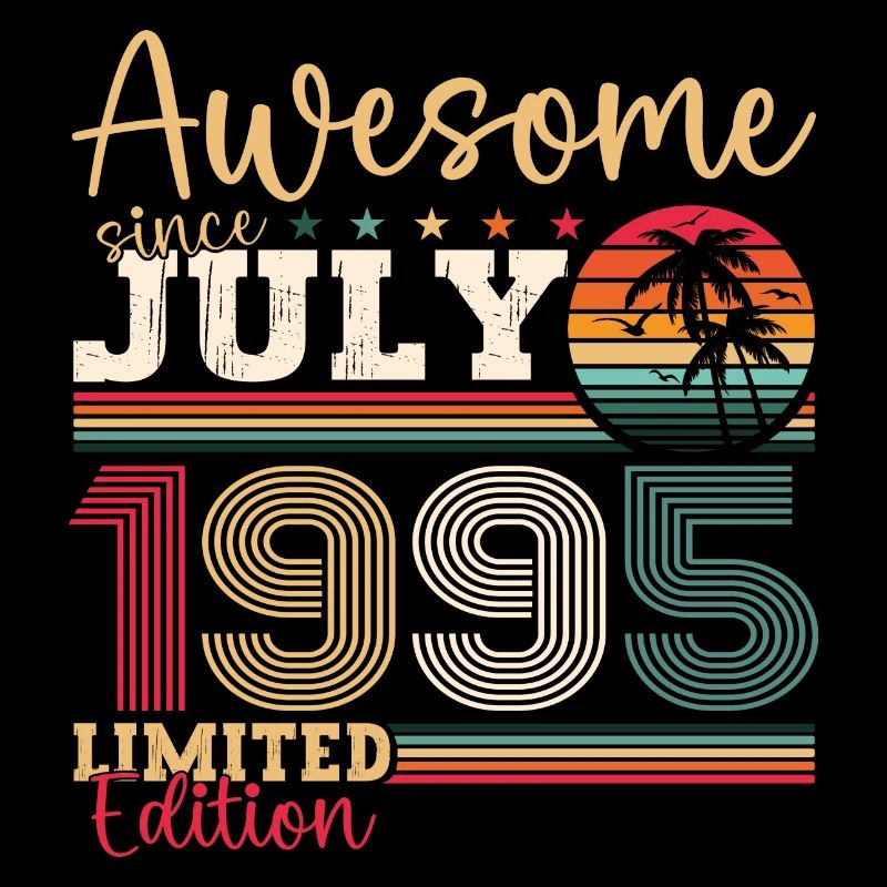 Awesome since Juli 1995 27. Geburtstag Herren Fun