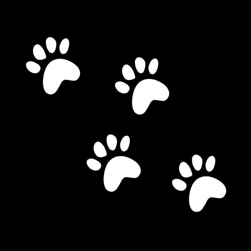 Mignon chat/chiens traces