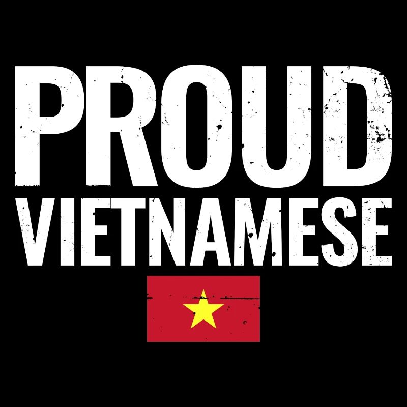 Proud Vietnamese Vietnam Flag Vietnamese