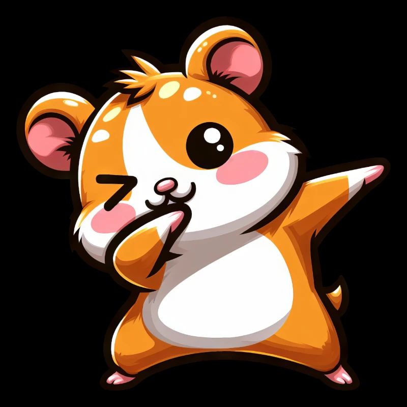 Hamster Dab Cochon d’Inde Cool Dabbing