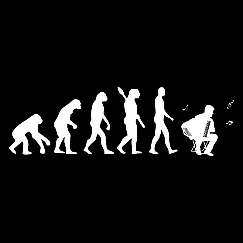 Akkordeon - Evolution des Menschen, Darwin
