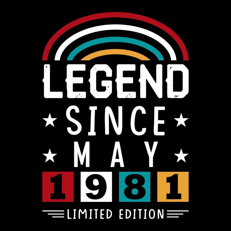 1981 Legend Since Birthday Gift May