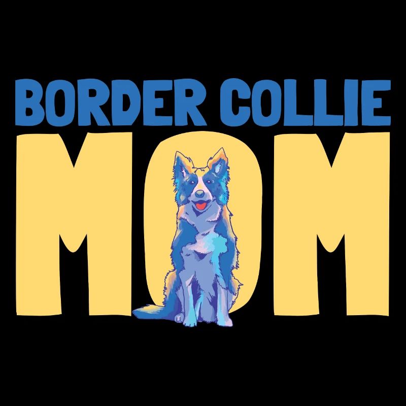 Border Collie Bunt Mama Mutter