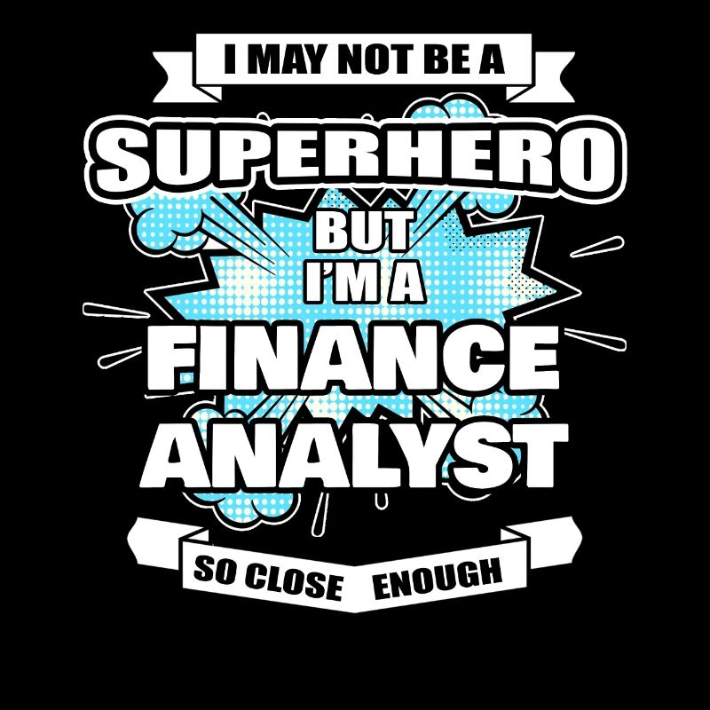 Finanzanalyst Geschenk Superheld Finanzanalyst