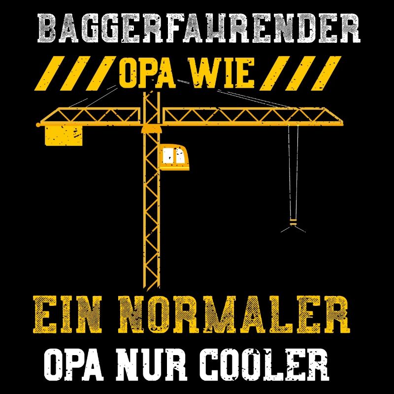 Baggerfahrender Opa Wie Ein Norm...