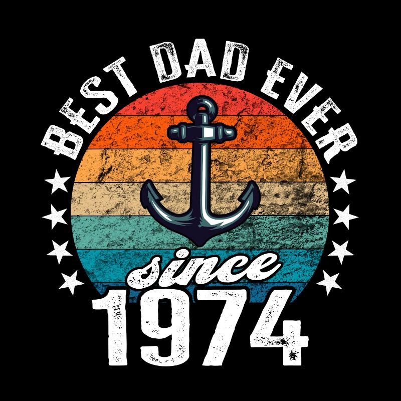 Bester Papa der Welt seit 1974 Anker