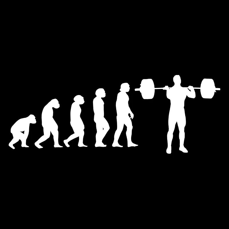 Evolution Gewichtheber