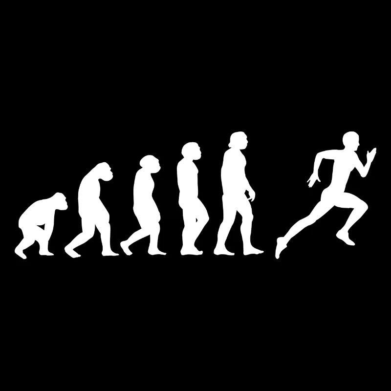 Evolution Marathonläufer