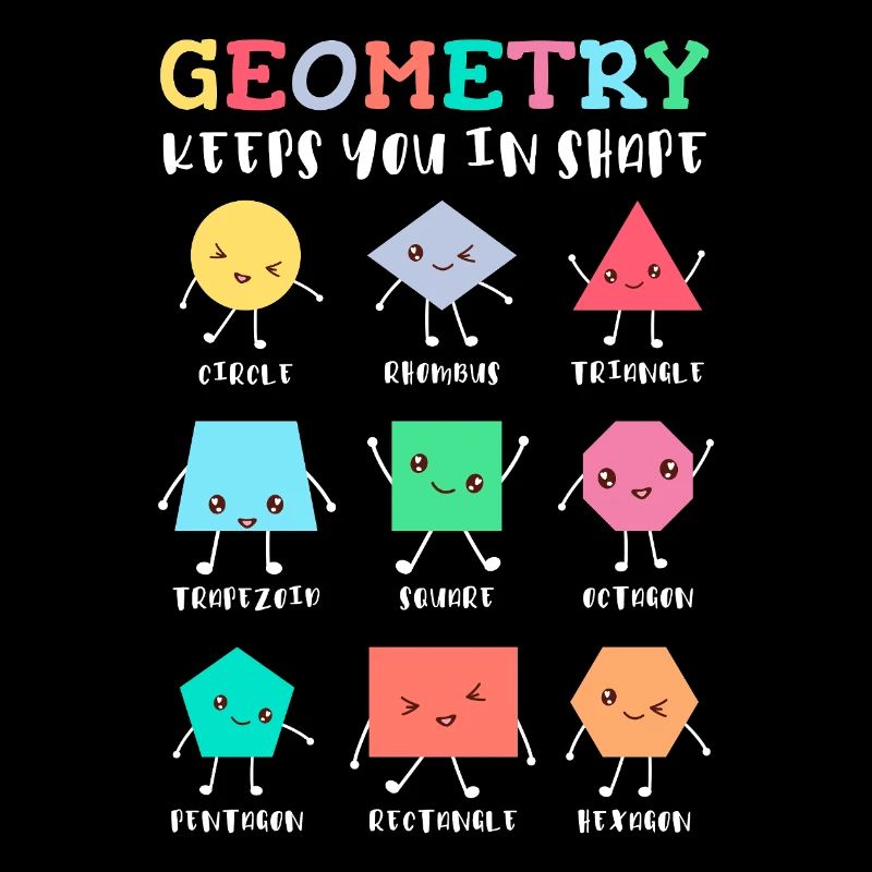 Geometry Keeps You in Shape – School Math Humor