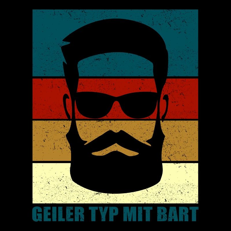 Bart Bärte Bartträger Vollbart Geschenk Hipster